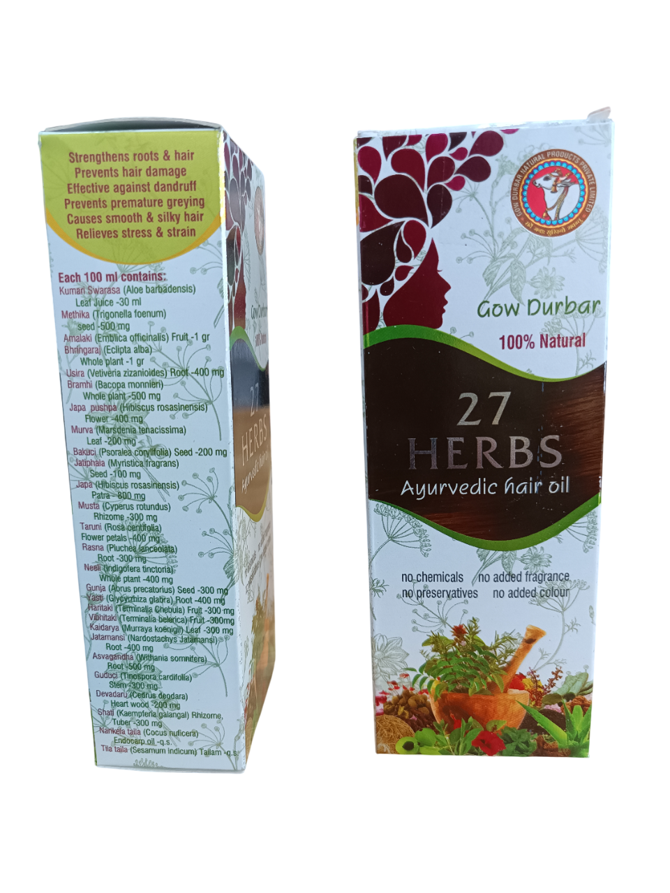 27 HERBS AYURVEDIC HAIR OIL -125ML