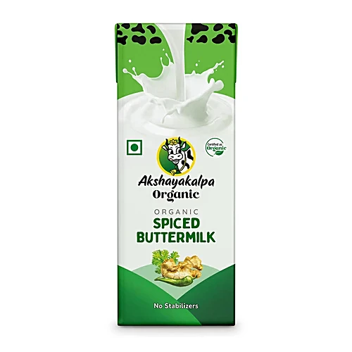 Akshayakalpa Organic Spiced Butter Milk - 200ml