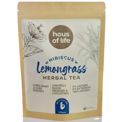 Hibiscus Lemongrass Herbal Tea – 100g