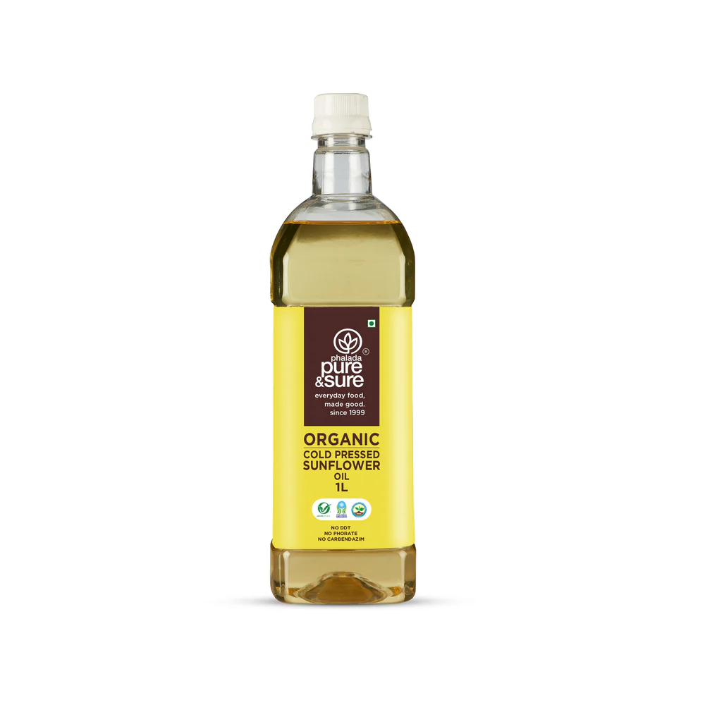 Phalada Pure & Sure Organic Sunflower Oil -1L